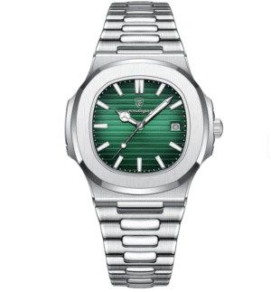 POEDAGAR 613 Luxury Watch Business Waterproof  Luminous Stainless Steel Leather Quartz Men Wristwatch for Relojes