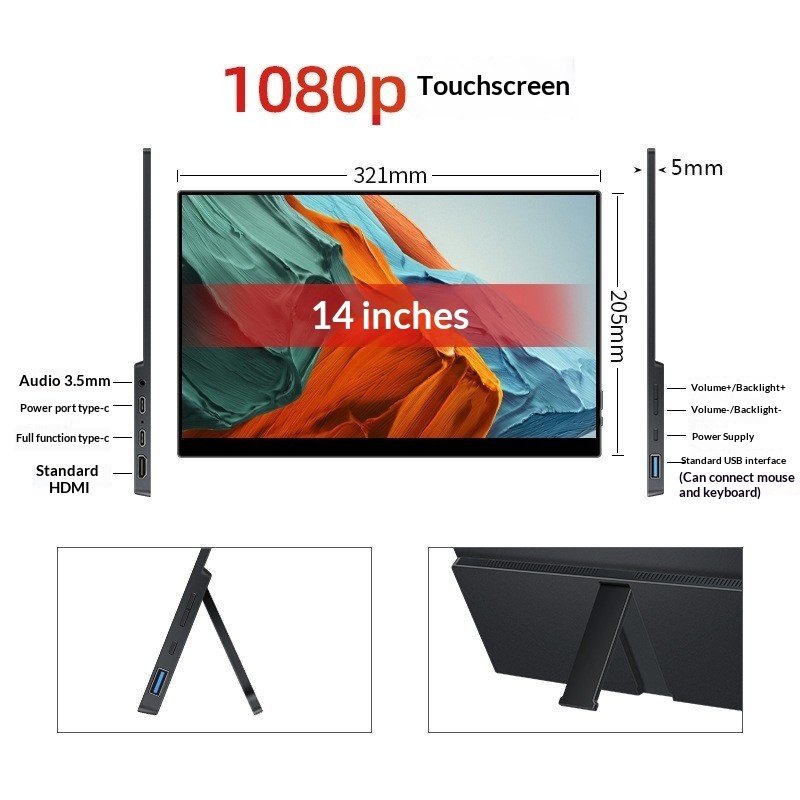 Portable Monitor Phone Extension Screen Laptop Secondary Display - Image 4