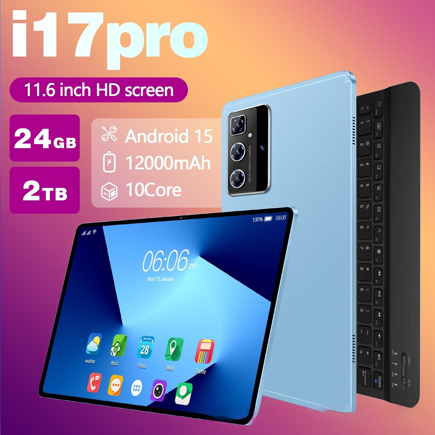 Portable And Minimalist Home Tablet Computer - Image 3